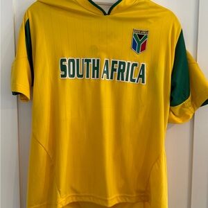 Adult South Africa Yellow and Green Shirt